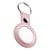 Keybudz -  Leather Keyring for AirTag (Color: Pink) thumbnail-3
