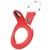 Keybudz -  Leather Keyring for AirTag (Color: Red) thumbnail-2