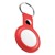 Keybudz -  Leather Keyring for AirTag (Color: Red) thumbnail-4