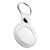 Keybudz -  Leather Keyring for AirTag 2-pack (Color: White) thumbnail-2
