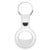 Keybudz -  Leather Keyring for AirTag 2-pack (Color: White) thumbnail-4
