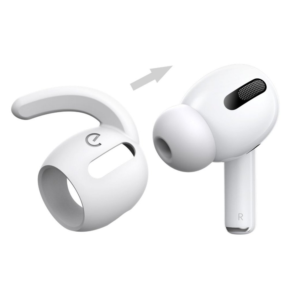 Smuk Caroline Mona Lisa Køb Keybudz - Ear Hooks for Airpods Pro (Color: White)