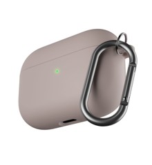 KeyBudz - PodSkinz HyBridShell Series Keychain Case - Premium hard shell triple layer case for your Airpods Pro (Color: Pastel Pink)