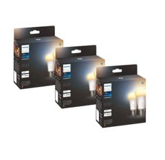 Philips Hue - E27 2x3 Pack - White Ambiance 6 st. - Paket