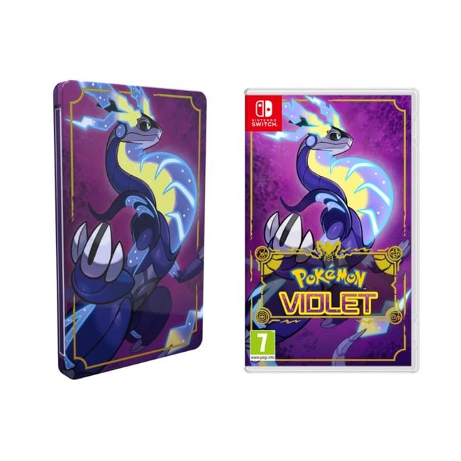 Pokemon Violet + Steelbook Cover