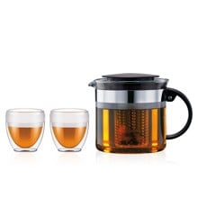Bodum - BISTRO Nouveau Teapot 1 L + 2 Pavina Outdoor Mugs 0,25L
