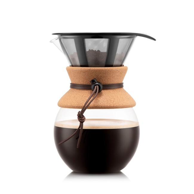 Bodum - POUR OVER kaffekande med permanent filter, 1.0 l
