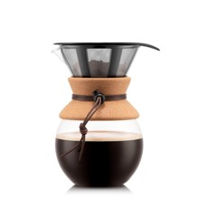 Bodum - POUR OVER kaffekande med permanent filter, 1.0 l