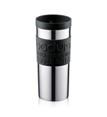 Bodum - Vacuum travel mug, small, 0.35 l, stainless steel - Black
