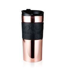 Bodum - Vacuum travel mug Click-lid, small, 0.35 l, stainless steel - Copper