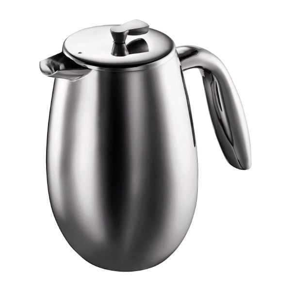 Bodum - COLUMBIA French press Stainless Steel - 3 cup, 0,35 L - Mat Crome