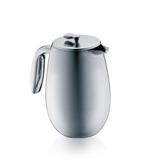Bodum - COLUMBIA French press Stainless Steel - 8 cup, 1 L - Mat Crome
