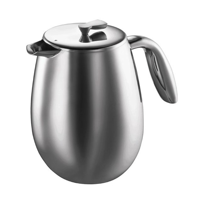Bodum - COLUMBIA French press Stainless Steel - 12 cup, 1,5 L - Mat Crome