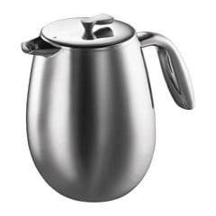 Bodum - COLUMBIA French press Stainless Steel - 12 cup, 1,5 L - Mat Crome