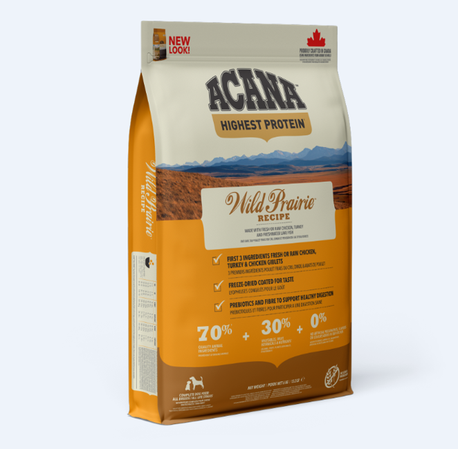 Acana - Wild Prairie Highest Protein - Hundefoder - 11,4 Kg