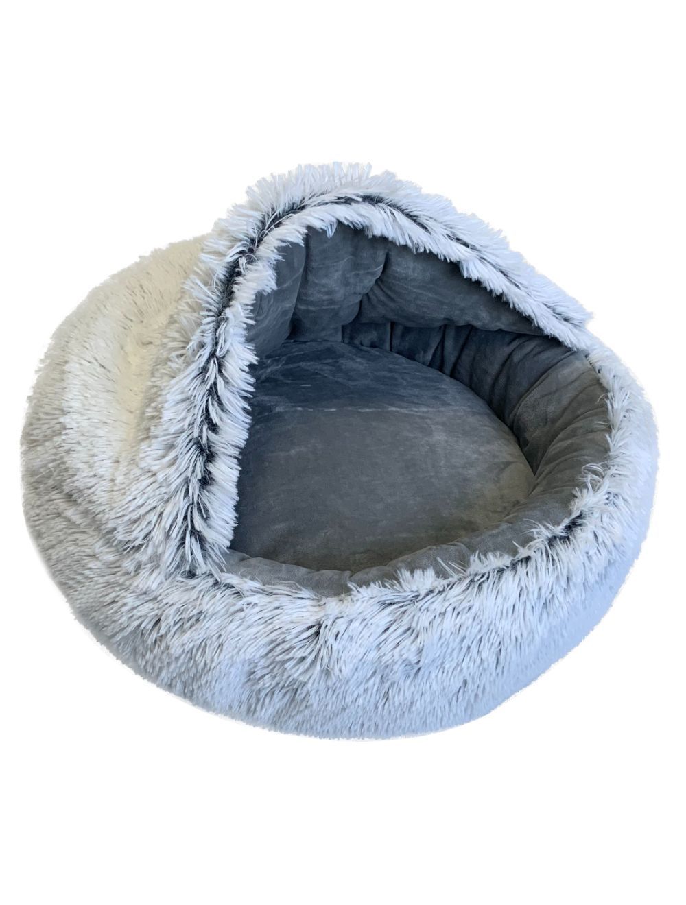 Fluffy - Cave bed, Frozen white - (697271866651) - Kjæledyr og utstyr