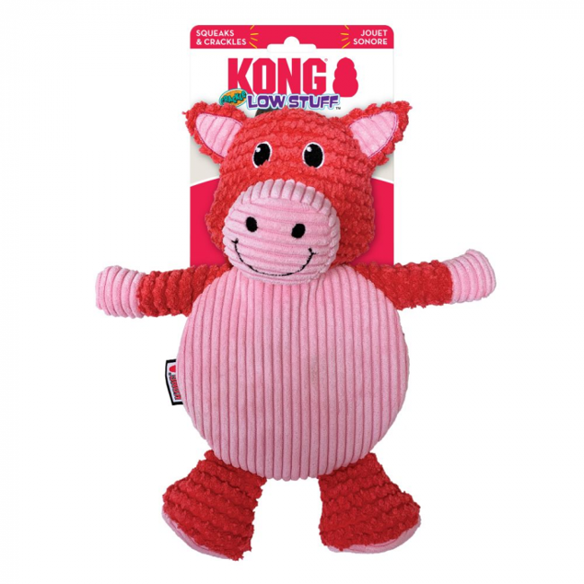 Kong - Low Stuff Crackle Tummiez Pig Lg - (KONGLWR14E)