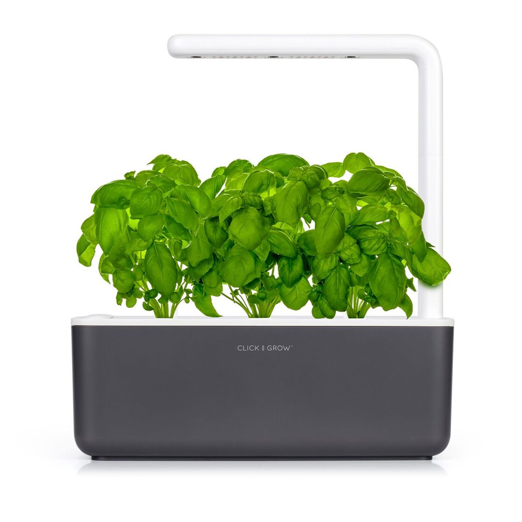 Click and Grow - Smart Garden 3 Startpakke - Mørkegrå (SGS8UNI) - Hjemme og kjøkken