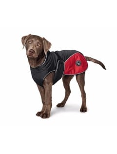 Hunter - Dogcoat Uppsala Cozy 45 cm Anthracite/Red - (65431)