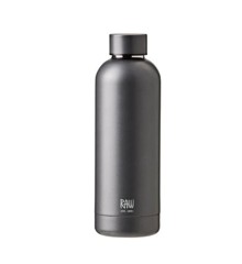 RAW creative - To Go Termo Flaske 0.5 L - Metallic dark grey steel