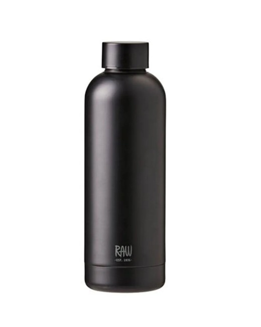 RAW creative - To Go Termo Flaske 0.5 L - Matte black steel