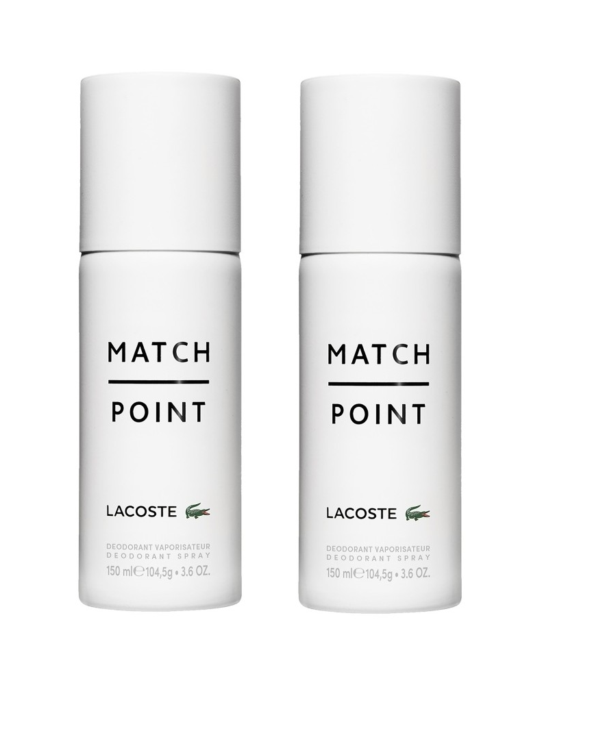 Køb Lacoste Match Point Deodorant Spray ml x 2