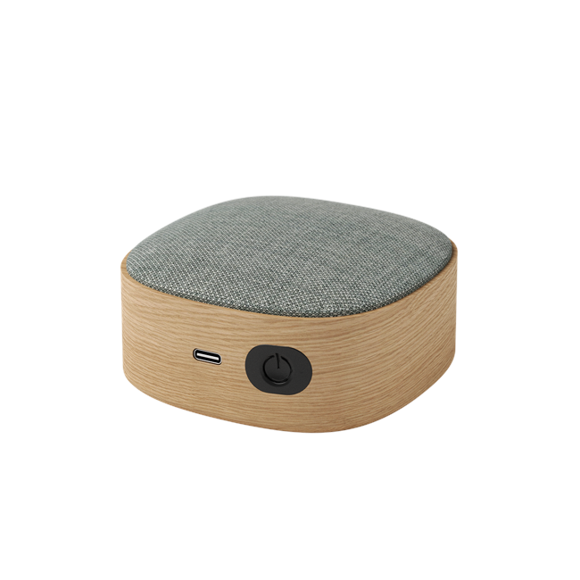SACKit - Go Wood Tragbarer Bluetooth Lautsprecher - Natur Eiche