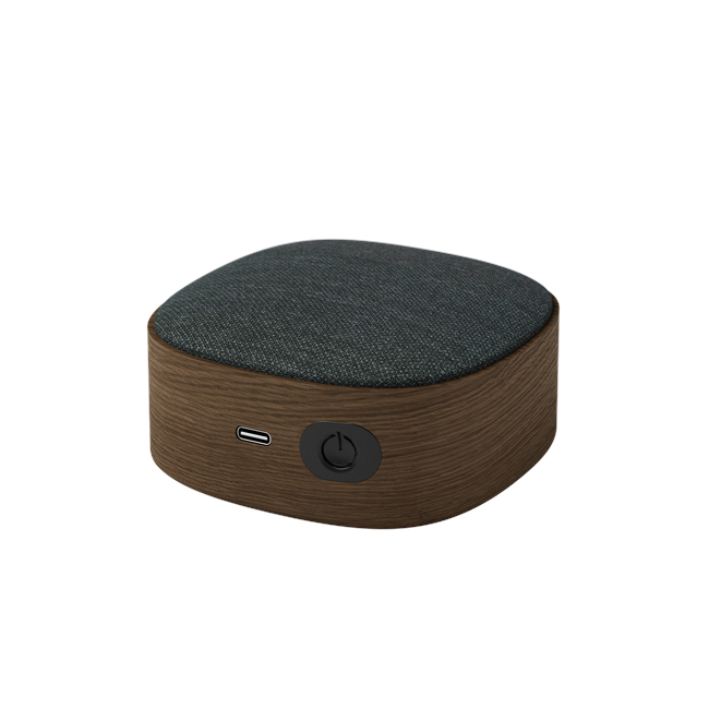 SACKit - Go Wood Bärbar Bluetooth Högtalare - Rökt Ek