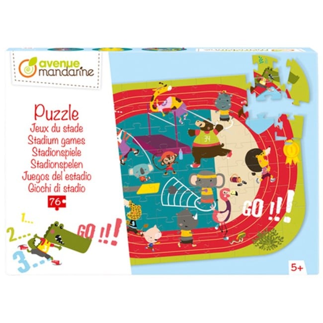 Avenue Mandarine - Educational puzzle, Stadium games, 76 pc