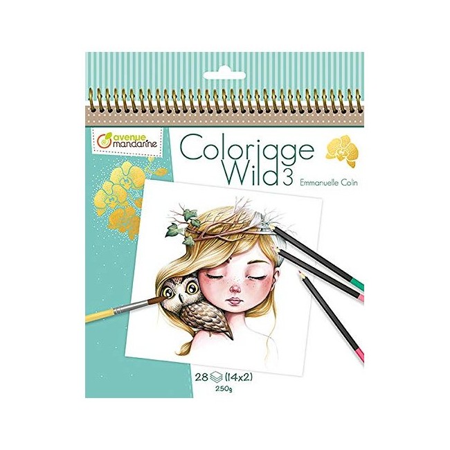 Avenu Mandarine - Emmanuelle Colin - Colouring book Wild 3