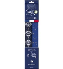Claire Fontaine - Gift Wrapping Set - Tiny Rolls 5m x 35 cm - Blue