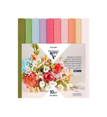 Claire Fontaine - Florist Creepe Paper, 10 rolls 25x100cm - Pastel assortment