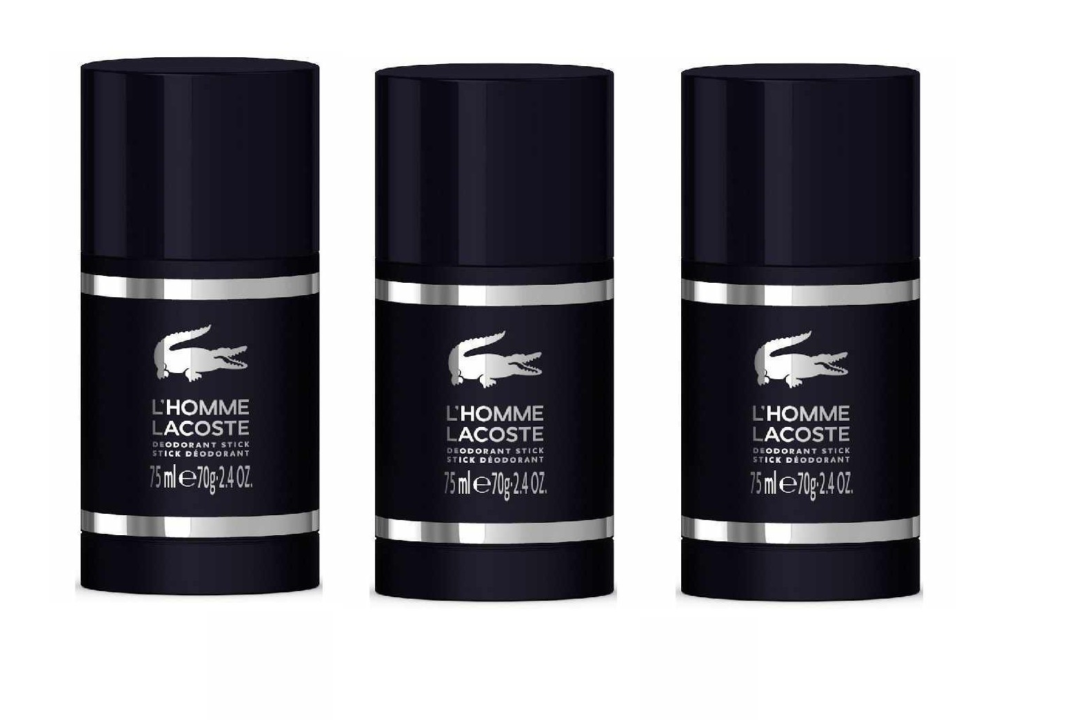 Lacoste - L'Homme Deostick 75 ml x 3