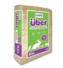 ÜBER - Papirstrøelse 85 L Natur