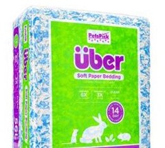 Über - Soft Paper Bedding 36l Blue/White - (45050)