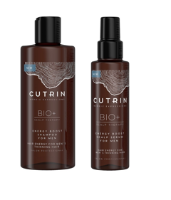 Cutrin - BIO+ Energy Boost Shampoo for Men 250 ml + Cutrin - BIO+ Energy Boost Scalp Serum For Men 100 ml