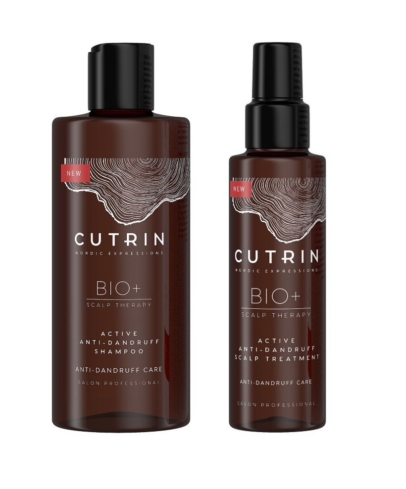 Cutrin - BIO+ Active Anti-Dandruff Shampoo 250 ml + Cutrin - Bio+ Active Anti-Dandruff Scalp Treatment 100 ml - Skjønnhet
