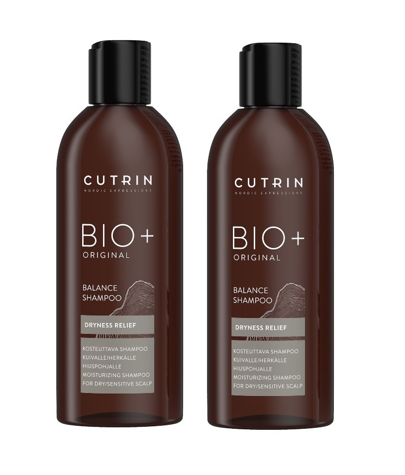 Cutrin - BIO+ Original Balance Shampoo 200 ml x 2 - Skjønnhet