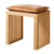 Cinas - Cushion for Rib stool - Light brown Leather (7200002) thumbnail-2