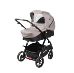 BabyTrold - Mini Combi Pram Grey Melange