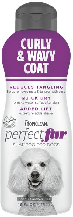 Tropiclean - Perfect Fur Curly & Wavy Coat Shampoo 473ml