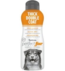 Tropiclean - perfect fur til tyk underpels shampoo - 473ml