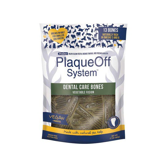 PlaqueOff - DENTAL BONES MINI VEGATABILSKE 480gr