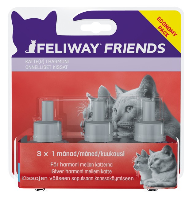 Feliway - Friends refill for diffusor 3 x 48 ml. - (970265)