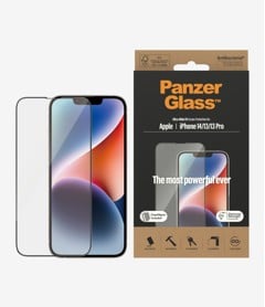 PanzerGlass - Screen Protector Apple iPhone 14 - 13 - 13 Pro - Ultra-Wide Fit w. EasyAligner