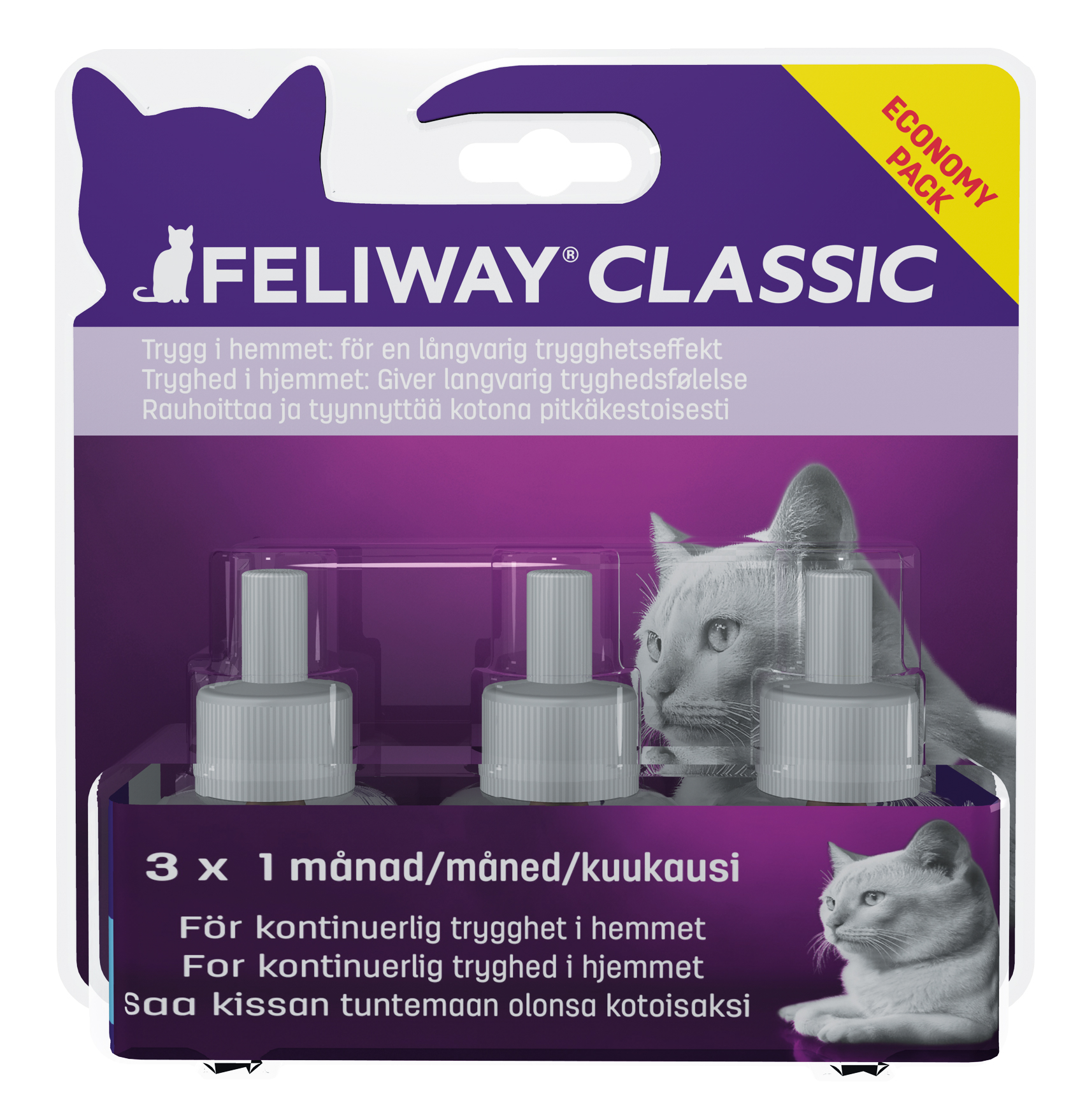 Feliway - Classic refill for diffusor 3 x 48 ml