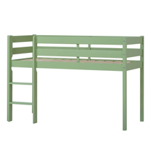 Hoppekids - ECO Comfort half high bed 70x160 cm Pale Green +  ECO Comfort Slats 70 x 160 cm