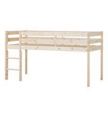 Hoppekids - ECO Comfort half high bed 90x200 cm Natur + ECO Comfort Slats 90x200 cm