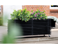 Living Outdoor - Plantekasse 118x38x43 cm - Trallelook - Med monterbare hjul - Sort thumbnail-6
