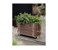 Living Outdoor - Plantekasse 78x38x43 cm - Trallelook - Med monterbare hjul - Bejset thumbnail-6